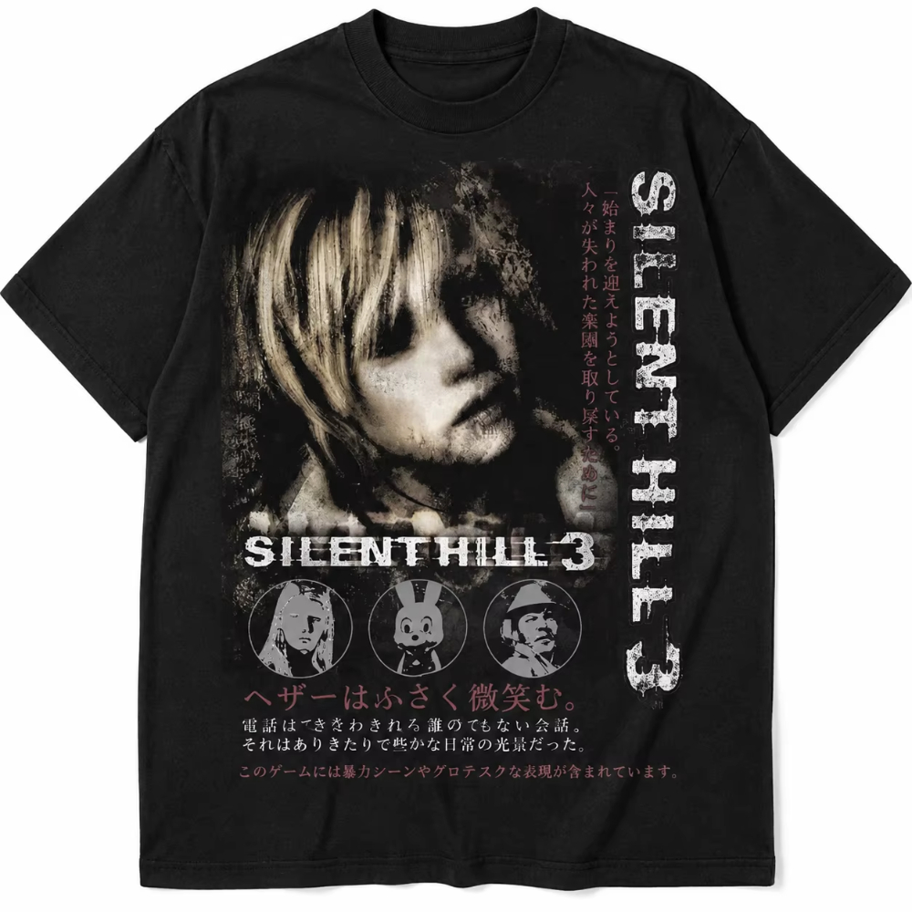 Maglietta 2026 Silent Hill 3 d - Retro Gaming T Shirt recensione e prezzo