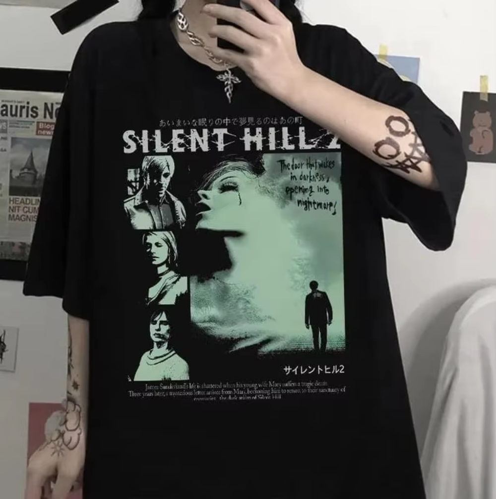 Maglietta 2026 Silent Hill 3 d - Retro Gaming T Shirt recensione e prezzo