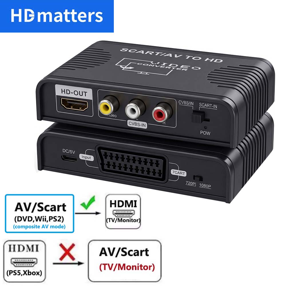 Convertitore Scart a HDMI 2-in - Scart To Hdmi recensione e prezzo