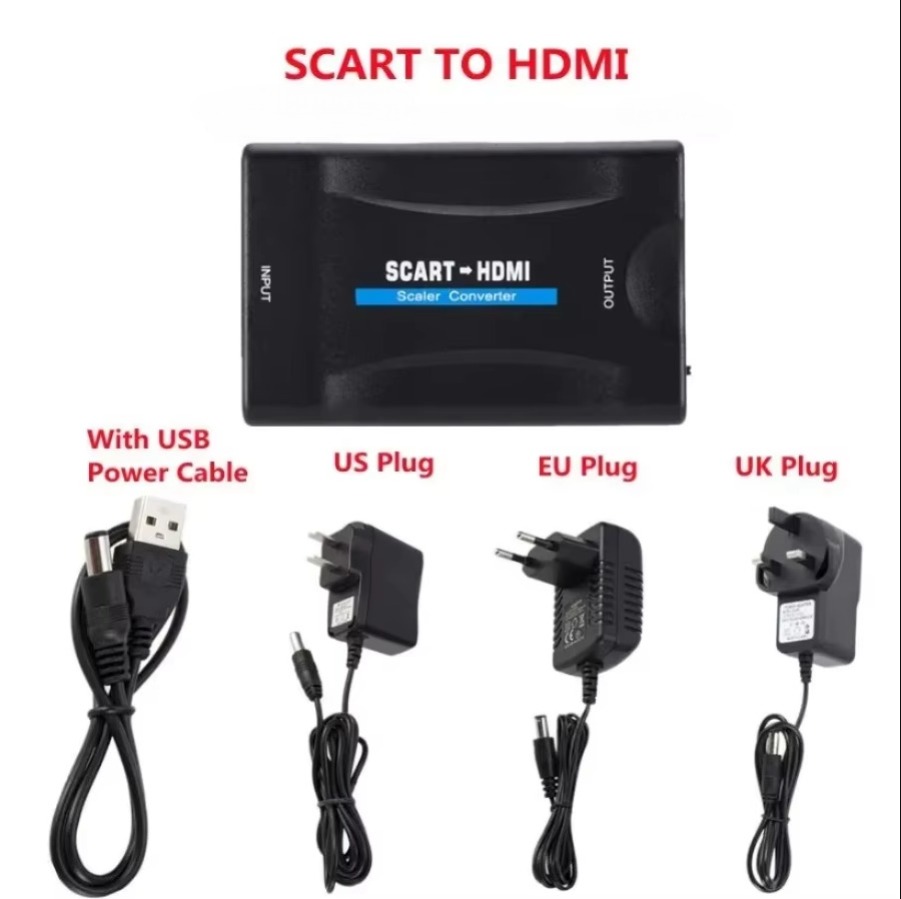 Adattatore Full HD 1080P da SC - Scart To Hdmi recensione e prezzo